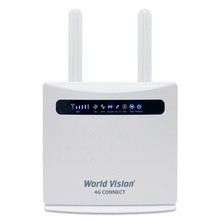 Маршрутизатор WORLD VISION 4G CONNECT 2 встроенный 3G/4G/LTE-модем, 3LAN+1W/LAN, wi-fi, USB вход, 2 Порта PSTN - VOIP телефония